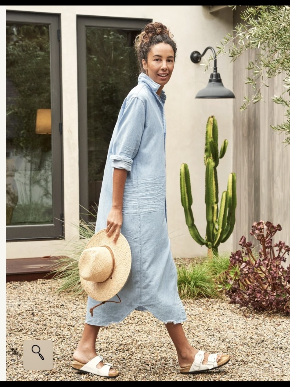 Frank & Eileen Chambray Rory Shirt Dress Xs - Picture 2 of 8